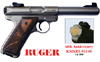 Ruger Mark III 60th Anniversary Semi-Auto Pistol 10137, 22 LR, 5.5", Stainless Finish
