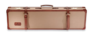 Browning Leather/Canvas Series Gun Case For 525/625 Citori & Cynergy Shotgun, Up to 32", Tan