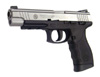 Taurus Model 24/7 OSS SOCOM Semi Auto Pistol 247OSS9S17, 9mm, 5.25", Checkered Polymer Grip, Stainless Finish, 17 Rds