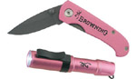 Browning Microblast Flashlight/Knife Combo Pink 3712118