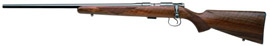CZ Model 452 American Left-Hand Rimfire Rifle 02074, 17 HMR, 22.5", Bolt Action, Turkish Walnut Stock, Black/Chrome Finish, 5 Rds