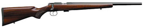 CZ Model 453 Varmint Rifle 02073, 17 HMR, 20.9" Hvy Barrel, Bolt Action, Walnut Stock, Blue Finish, 5 Rds