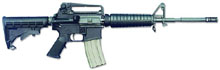 Bushmaster A3 Type Carbine BCWA3F16M468, 6.8 MM Rem, 16", Semi-Auto, Synth Stock, Matte Black Finish, 26 Rds