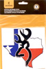 Browning Texas Buckmark Decal 4 Red White Blue