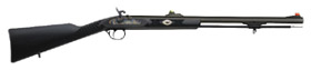 Traditions Deerhunter Percussion Muzzleloader R35108150, 50 CAL Black Powder, Black Synthetic, Blue, Sidelock