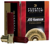 Federal Personal Defense Handgun Ammunition PD412JGE000, 410 Gauge, 2 1/2 in, 4 pellets, Buckshot, 1200 fps, Shot #000 Buck, 20 Rd/bx