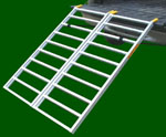 Great Day's Loadlite Bi-Fold HD Aluminum Loading Ramp LL46717, 46x71, 1250 lbs, 7 in Rung