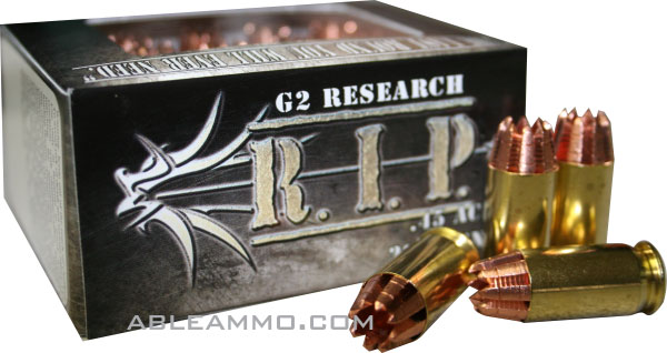 G2 Research R.I.P. Pistol Ammunition G2RIP45ACP, 45 ACP