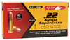 Aquila High Velocity Rifle Ammunition 1B222328, 22 Long Rifle, Solid Point, 40 GR, 50 Rd/bx
