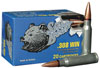 Silver Bear Rifle Ammunition A308FMJN, 308 Winchester, Full Metal Jacket (FMJ), 145 GR, 20 Rd/Bx