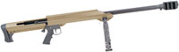 Barrett Model 99 Bolt Action Single Shot Rifle 14032, 50 BMG, 29" Fluted, Tan Stock, Tan Cerakoted Finish