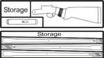 Americase 1002 Premium Three Barrel Skeet Set Case, Fore-Arm Off, 32-1/2" x 8" x 6-1/2"