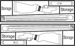 Americase 2012 Premium Two Trap Gun Case, Extra High Rib, 37" x 11" x 6-1/2"