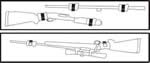 Americase 4015 Premium Double Rifle Case, Extra Straps, 50" x 10" x 6-1/2"