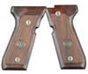 Beretta Checkered Wood Grips w/Medallion For Model 92FS/96 (JG92FW)