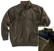 Beretta PU347019 Wind Barrier Northeastern Wool Short Zip Sweater