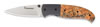 Browning Escalade Series Large Folding Skinner Knife w/Brown Box Elder Burl, Pocket Clip
