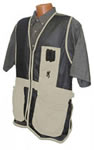 Browning Trapper Creek Mesh Shooting Vest (305026), Sand/Black