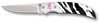 Browning Model 776 Zebra Safari Prism Folding Knife 322776