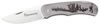 Browning Model 808 Presentation Deer Lockback Knife 322808, Matte Silver