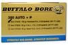 Buffalo Bore Handgun Ammunition 27A/20, 380 Auto +P, 100 GR, Hardcast Flat Nose (FN), 1150 fps, 20 Rd/Bx
