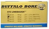 Buffalo Bore Handgun Ammunition 2B/20, 475 Linebaugh, 420 GR,Long Boat-Tail Lead Flat Nose1350 fps, 20 Rd/Bx