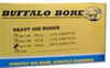 Buffalo Bore Handgun Ammunition 13C/20, 480 Ruger, 410 GR, Long Boat-Tail Lead Wide Nose, 1200 fps, 20 Rd/Bx