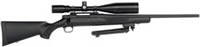Mossberg 100 ATR Night Train Bolt Action Rifle 27200, 308 Winchester, 22 in Fluted, Black Syn Stock, Matte Blue Finish