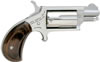 North American Mini-Revolver North American-22MS-CX, 22 Win Mag, 1-1/8", Stainless/Matte Finish, 5 Rd