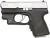 Kahr PM4043L Double Action Pistol w/Extension, 9mm, 3 in, Black Frame/Stainless Steel Slide, 6 rd