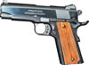 American Classic 1911 Commander Pistol ACC45B, 45 ACP, 4.25 in, Wood w/Diamond Grip, Blue Finish, Novak Rear/Dovetail Sights, 8 Rd