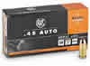 RWS Sport Line Pistol Ammunition, 45 ACP, FMJ, 230 GR, 50 Rd/bx