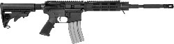 Stag Arms 3 AR-15 AR-15 Rifle SA3, 5.56mm NATO, 16 in, 6-Position Stock, Black Finish, 30 Rd