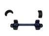 DNZ 16550 1 in High Matte Black Base/Rings For Tikka T3