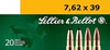 Sellier & Bellot Rifle Ammuntion SB76239B, 7.62MM X 39MM, Soft Point (SP), 123 GR, 2300 fps, 20 Rd/bx