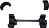 DNZ 40200 1 in Low Matte Black Base/Rings For Savage 93R17