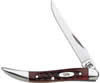 Case Small Texas Toothpick Old Red Clip Folding Knife w/Plain Edge (00792)