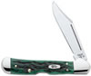 Case Mini Copperlock Bermuda Green Clip Folding Knife w/Plain Edge (09723)