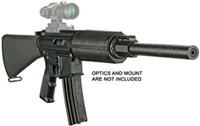 DPMS Panther Lo-Pro Classic Rifle RFA2-LPC, 223 Remington, 16", Anodized Black Teflon Finish
