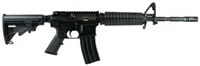 Bushmaster QPC M4A3 Flat Top Carbine 90903, 5.56 NATO, 16 in, 6 Pos Telestock, Black Finish, 30 Rd