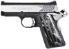 STI Elektra 1911 Compact Pistol 100-30450007, 45 ACP, 3 in, Aluminum Frame, Pearl Grips, KG Coated Finish