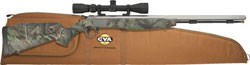 CVA Optima Black Powder Rifle w/Scope PR20122SSC, 50 Black Powder, Stainless Finish, Realtree Camo Stock