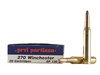 Prvi Partizan Rifle Ammunition PP2.6, 270 Winchester, Soft Point, 130 GR, 3051 fps, 20 Rd/bx