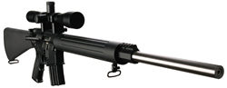 DPMS Panther Bull Twenty-Four Semi-Auto Tactical Rifle, RFA2-B24, 223 Remington, 24", Standard A2 Black Zytel MilSpec Stock, Black Teflon Finish