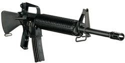 DPMS Panther Classic Semi-Auto Tactical Rifle, RFA2-C, 5.56 NATO, 20", A2 Black Zytel MilSpec Stock, Black Teflon Finish