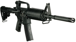 DPMS Panther Carbine Semi-Auto Tactical Rifle, RFA2-PCAR, 5.56 NATO, 11.5", AP4 6-Pos Telescoping Stock, Black Teflon Finish