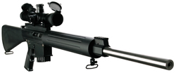 DPMS Panther LR-308 Semi-Auto Tactical AR-10 Rifle, RFLR-308, 308 Winchester, 24", A2 Black Zytel MilSpec Stock, Black Teflon Finish