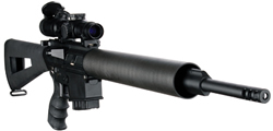DPMS Panther LR-308L Semi-Auto Tactical AR-10 Rifle RFLR-308L, 308 Winchester, 18", Skeletonized MilSpec Stock, Black Finish