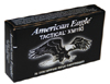 Federal American Eagle Ammunition (LC) XM193C, 5.56mm, TACTICAL, Metal Case Boat-Tail, 55 GR, 3250 fps, 20 Rd/bx, Black Box