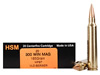 HSM Trophy Gold Rifle Ammunition 300WM185VLD, 300 Winchester Magnum, VLD, 185 GR, 3012 fps, 20 Rd/bx